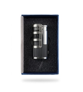Özel Sınırlı Üretim Lüks Premium Metal Gövdeli Puro Çakmağı ve Puro Delicisi-Özel Çakmak Kutusu