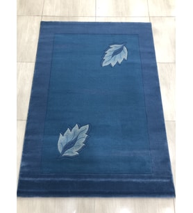 Saray Halı Terra 9021 Blue 120X170 Düz Renk Mavi Halı !