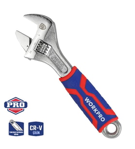 WORKPRO WP272010 150mm Cr-V Profesyonel Kurbağacık Anahtar