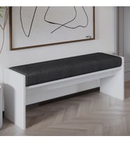 Pearl Bench – Modern Tasarım Antre, Mutfak, Yatak Odası, Balkon Oturma Bankı, Kolay Kurulum (Beyaz)