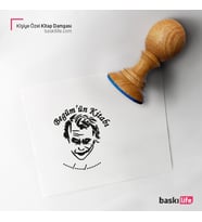 Joker Kişiye Özel Kitap Damgası Kitap Mührü Kaşe Kitap Mühür Özel Damga 432