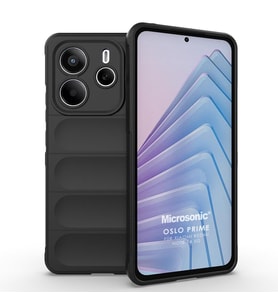 Microsonic Xiaomi Redmi Note 14 4G Kılıf Oslo Prime Siyah (Siyah)