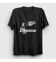 Presmono Unisex Siyah Guitar Gitarist Hediye Ibanez T-Shirt 548840tt