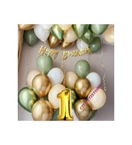 Çıtıpıtıstore Küf Yeşilli 1 Yaş Balon Set