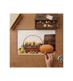Spetteki Meyveler Tasarımı 240 parça Ahşap Puzzle Ahşap Kutuda MP00580