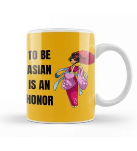 TO BE ASIAN IS AN HONOR Stop Asian Hate Kupa Bardak Porselen