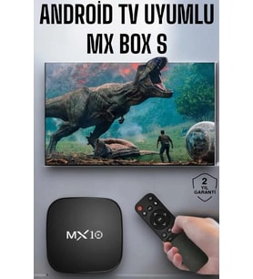 4K TV Uyumlu HD Çözünürlüklü Mx Box S 8 GB