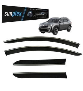 Sunplex Kromlu Cam Rüzgarlığı Dacia Duster 2018-2024 ile uyumlu
