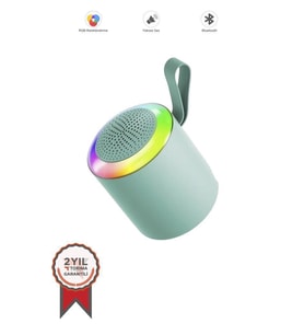 Torima D24 Yeşil SD/USB Girişli Taşınabilir Bluetooth Hoparlör