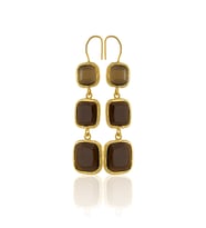 Kadir Jewellery 22 Ayar Altına Kaplama Kadın Sallantılı Küpe -El İşçiliği Ve Hipoalerjenik Küpe