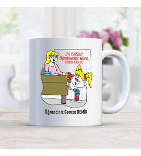 Öğretmeler gününe özel baskılı kupa bardak CKUPA201804