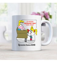 Öğretmeler gününe özel baskılı kupa bardak CKUPA201804