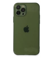 Newface Apple iPhone 12 Pro Max Kılıf Fly Lens Silikon - Yeşil