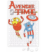 Adventure Time Finn Jake Martin Mertens Flame Princess Puzzle