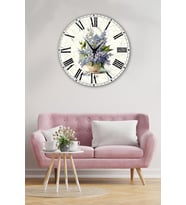Bilge Retro Tasarımlı Duvar Saati 35x35cm (Baskılı)