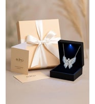 Kelebeğin Rüyası Premium Hediye Kutulu Gümüş Kolye