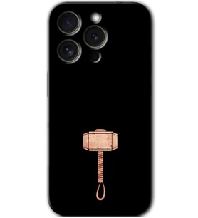 İphone 15 Pro Max Kılıf HD Desen Baskılı Kılıf - Thor Çekiç