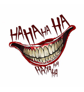 Graffiti araba stil Ha ha ha Sticker Etiket Yapıştırma 18CM