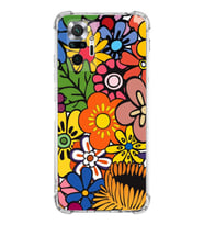PrintiFy Xiaomi Redmi Note 10 Pro Uyumlu Retro Color 2 Baskılı Şeffaf Köşe Korumalı Antişok Kılıf
