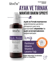 Sağlıklı Ayak ve Tırnaklar İçin Vitamin Destekli Bakım Spreyi 100 ml