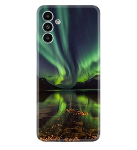 Samsung A23 A31 A32 A50 A51 A52 A53 A70 Kılıf Desenli Silikon Kuzey Işıkları 1327