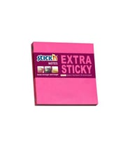 Hopax Stıckn Yapışkanlı Not Kağıdı Extra 90 Yaprak 76x76 mm Neon Pembe