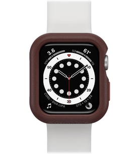 Apple Watch Series SE (2./1. nesil)/6/5/4-44 mm için Saat Tamponu, Darbeye ve Düşmeye Karşı Koruyucu, Apple Watch Uyumlu, Kahverengi