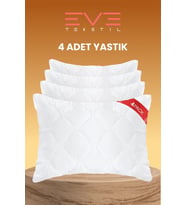 Eve Tekstil - 4 Adet Diamond Plus Kapitone Yastık 50x70 Cm 800 gr