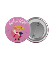 Aferin Çanta Rozeti 20 Adet En Büyük Boy 5.8cm İğneli Broş