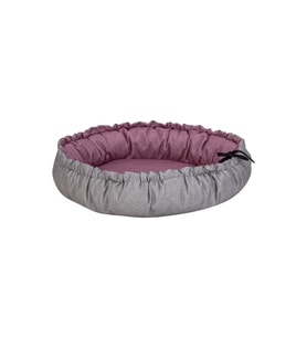Sunflower Çift Taraflı Kedi ve Köpek Yatağı 85cm Pembe/Gri