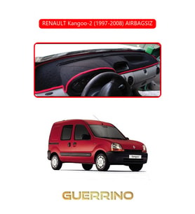 RENAULT Kangoo-2 (1997-2008) AIRBAGSIZTORPİDO KORUMA HALISI KIRMIZI KENAR