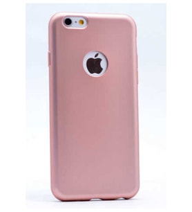 Apple iPhone 6 Uyumlu Kılıf Zore Premier Silikon Kapak (Gold)