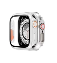 BİNANO APPLE WATCH 41MM ULTRA DÖNÜŞTÜRÜCÜ BEYAZ KASA VE EKRAN KORUYUCU