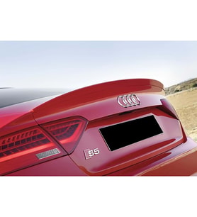 Audi A5 B8 4 Kapı S5 Style Spoiler Piona Black 2009 2010 2011 2012 2013 2014 2015 2016 Spoyler