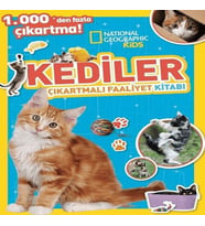 Kids Kediler Çıkartmalı Faaliyet Kitabı