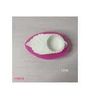 YY0519 Tek Yaprak Tealight Mumluk Silikon Kalıp