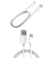 Android Micro Usb Şarj Kablosu Android Şarj Aleti Ince Uç 1 Metre (Beyaz)