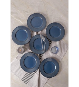 Lapis Myra Pasta Tabağı 22 Cm 6 Adet Q08