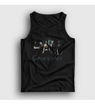 Presmono Unisex Siyah Band Evanescence Atlet 145967tt