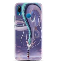 Huawei P20 Lite Mate 10 20 Lite Pro P40 Lite KılıfDesemli Silikon Kız ve Ejderha 1742