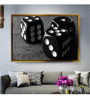 Altın Çerçeveli dekoratif tablo l924 (Gold)