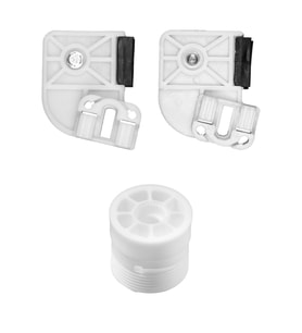 Volkswagen Transporter T5 için Cam Kriko Plastiği ve Makarası-Sağ-Set