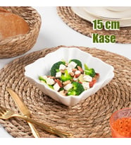 Porsima 1749N Porselen Kase, Derin Büyük Boy Salata Kase Sunum, Servis Kasesi Servis Tabağı 20 Cm