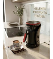 Sesli Uyarılı Türk Kahvesi Makinesi Otomatik Kapanma ve Damlama Emniyetli