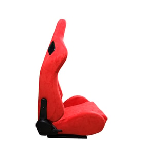 Spor Koltuk Recaro Model Alcantara Kırmızı 1 Takım 2 Adet