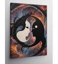 Kanvas Tablo Yin Yang Temalı