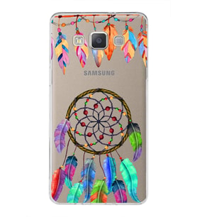 PrintiFy Samsung Galaxy A5 2015 ile Uyumlu 1mm Slim Fit Nazar Boncuğu 6 Baskılı Şeffaf  Kılıf