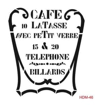 Cadence Home Decor Midi Stencil Boyama Şablonu 25x25 cm. HDM-46 