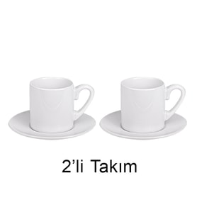 2Lİ KİŞİYE ÖZEL BASKILI TÜRK KAHVESİ FİNCANI SETİ