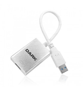 DARK UGA33 DK-AC-UGA33 0.15metre USB-HDMI Çevirici Adaptör Gümüş